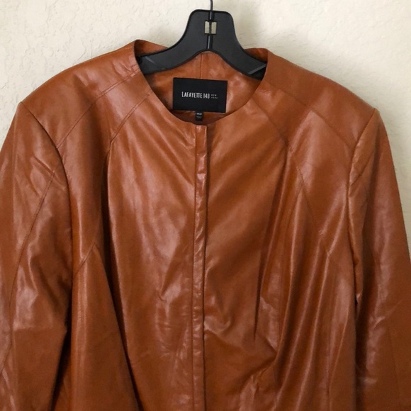 Lafayette 148 New York Jackets & Blazers - Gorgeous 100% Leather jacket.
